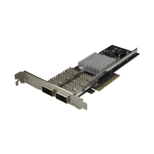 ネットワークアダプターカード/PCI Express x8/2ポート/40GbE 光ファイバー LAN カード PEX40GQSFDPI 1個