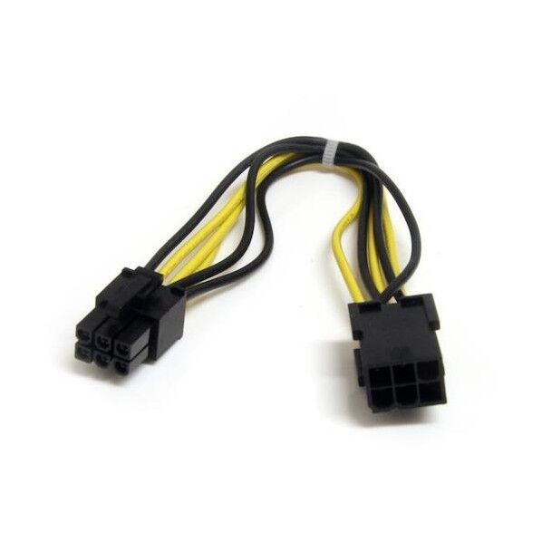 PC電源ケーブル/PCI Express電源延長/20cm/6 - 6ピン