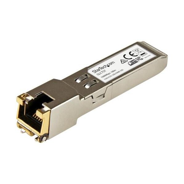  SFP+モジュール/Cisco製品GLC-T互換/1000BASE-T準拠銅線トランシーバー 長さ68mm×幅12mm×高さ14mm シルバー GLCTST 1個...