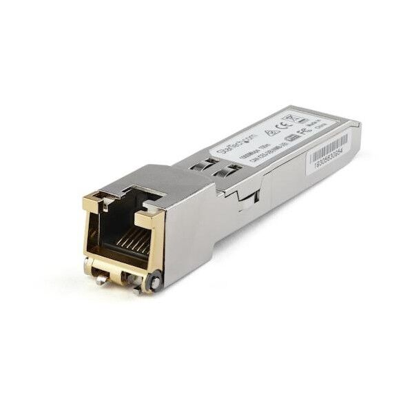 ※法人専用品※ SFP+モジュール/Cisco製品GLC-TE互換/1000BASE-T準拠銅線トランシーバー 長さ65mm×幅14mm×高さ12mm シルバー GLCTEST 1個...