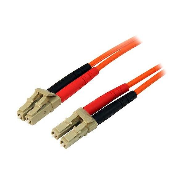 光ファイバーケーブル/1m/OM2準拠/50/125/LC-LC/LSZH/オレンジ/光配線 マルチモード光パッチコード