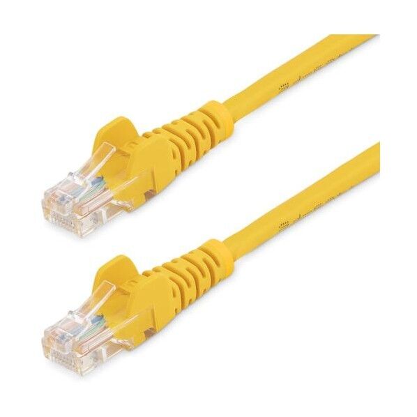 カテゴリ5e LANケーブル/3m/イエロー/RJ45コネクター/ツメ折れ防止機構付/CAT5e
