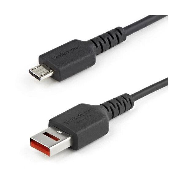 USB 2.0ケーブル/1m/充電専用/Type-A - Micro-B/データ通信機能カット/オス-オス/ブラック