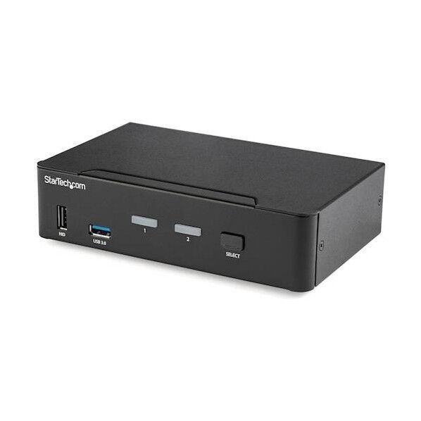 KVMスイッチ/2ポート/1画面/DisplayPort 1.2/4K60Hz/USB 3.0ハブ/オーディオ対応
