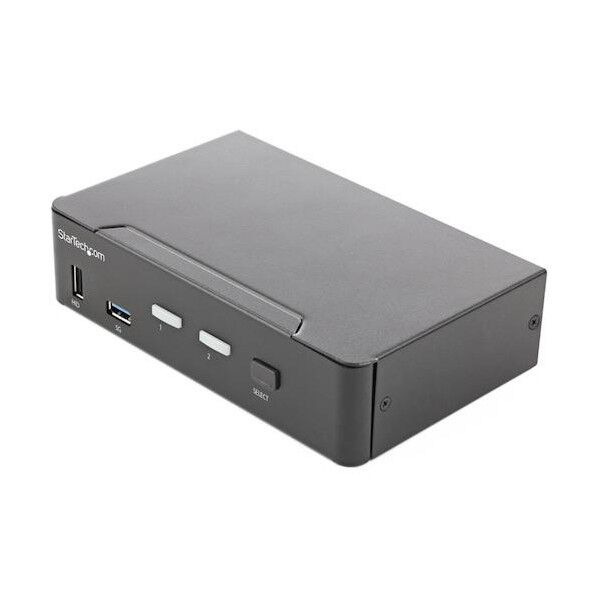 KVMスイッチ/2ポート/HDMI 2.0/4K60Hz/アナログ + 7.1chオーディオ/USB 3.0 ハブ
