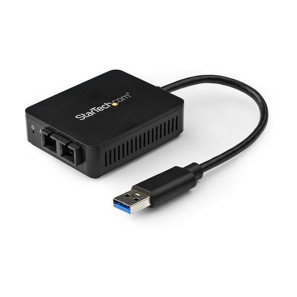 USB 3.0 - 光ファイバー変換アダプター/USB-A接続/1000Base-SX/2芯SCコネクター/マルチモード