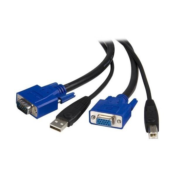 KVMケーブル/1.8m/ユニバーサルUSB KVMスイッチケーブル/USB VGA/CPU切替機ケーブル