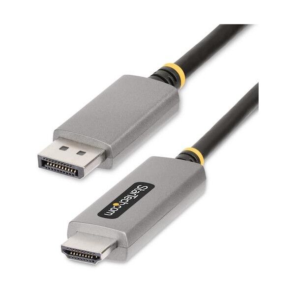 DisplayPort 1.4 - HDMI 2.1変換ケーブル/2m/8K60Hz/4K144Hz/ディスプレイポート