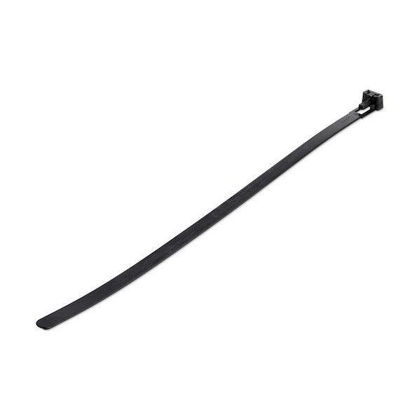 結束バンド リピートタイプ/ブラック/長さ25cm/幅7mm/ケーブル束の直径65mm CBMZTRB10BK 100本
