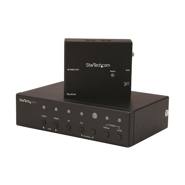 マルチビデオエクステンダー/4K UHD/Cat 5e & 6/HDBaseT対応/最大70m/DP HDMI VGA