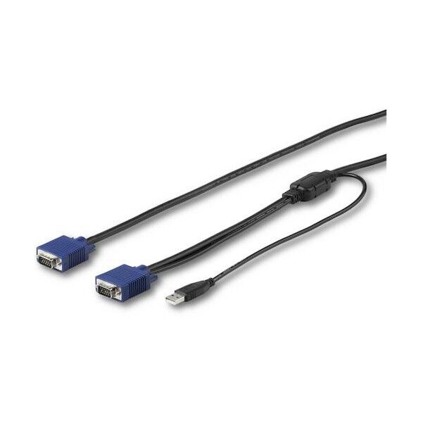 KVMケーブル/4.6m/StarTech.comラックマウントKVMコンソール用/CPU切替器ケーブル