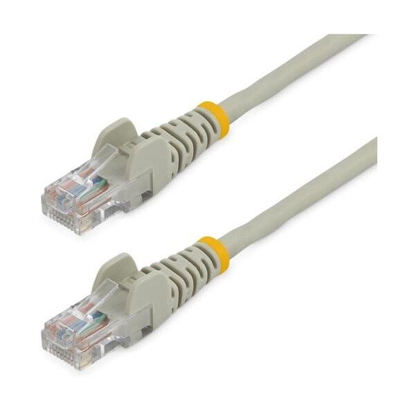 カテゴリ5e LANケーブル/15m/グレー/RJ45コネクター/ツメ折れ防止機構付/CAT5e