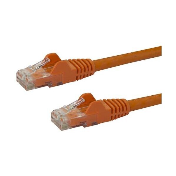 カテゴリ6 LANケーブル/10m/オレンジ/ギガビットイーサネットケーブル/ツメ折れ防止機構付/CAT6