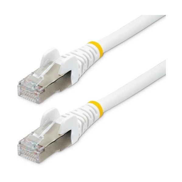 カテゴリ6a LANケーブル/10m/ホワイト/低煙ゼロハロゲン/500Mhz 10GbE/SFTP/ツメ折れ防止