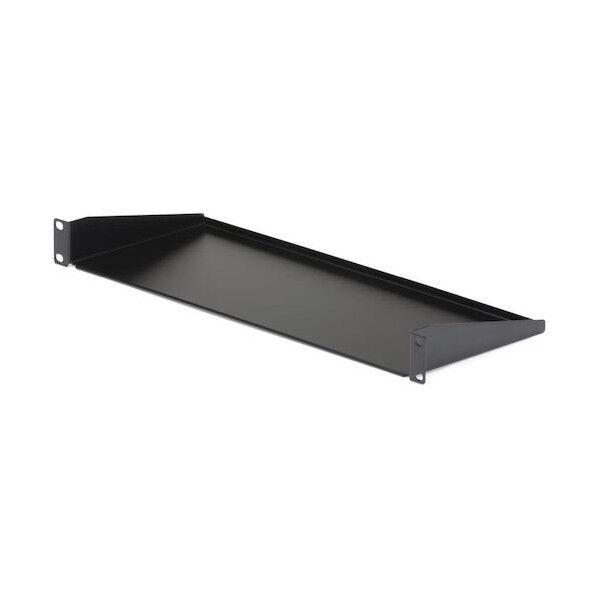 サーバーラック棚板/1U/カンチレバー/耐荷重15kg/奥行18cm/高耐久スチール/19インチラック