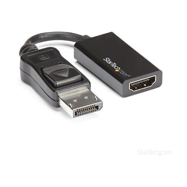 ディスプレイアダプター/DisplayPort 1.4 - HDMI 2.0/4K60Hz/アクティブ変換/ブラック