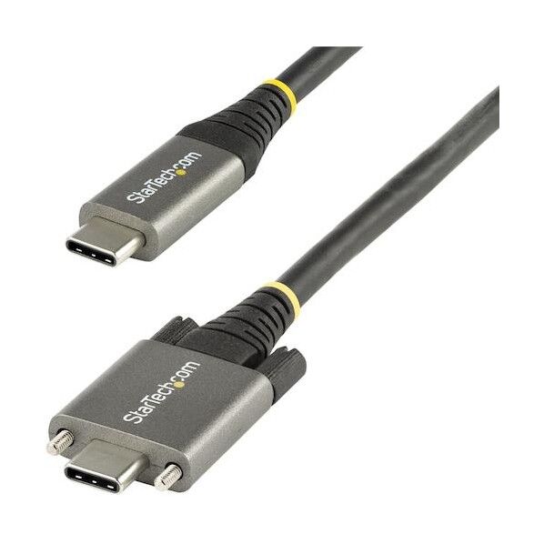 USB-Cケーブル/1m/USB 3.2 Gen2/10Gbps/Type-C - Type-C/固定ネジ付/オス-オス USB31CCSLKV1M 1本