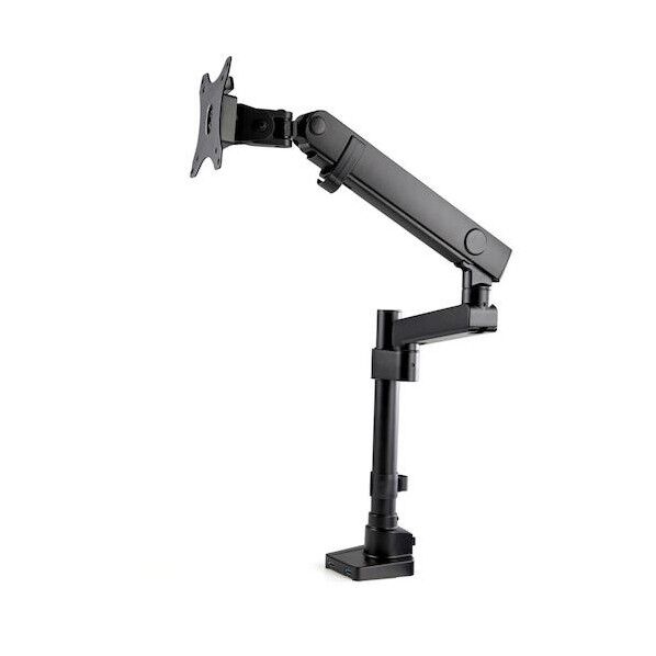 モニターアーム/1画面/最大32インチ/広可動域/耐荷重8kg/多関節/USBポート内蔵/ディスプレイアーム