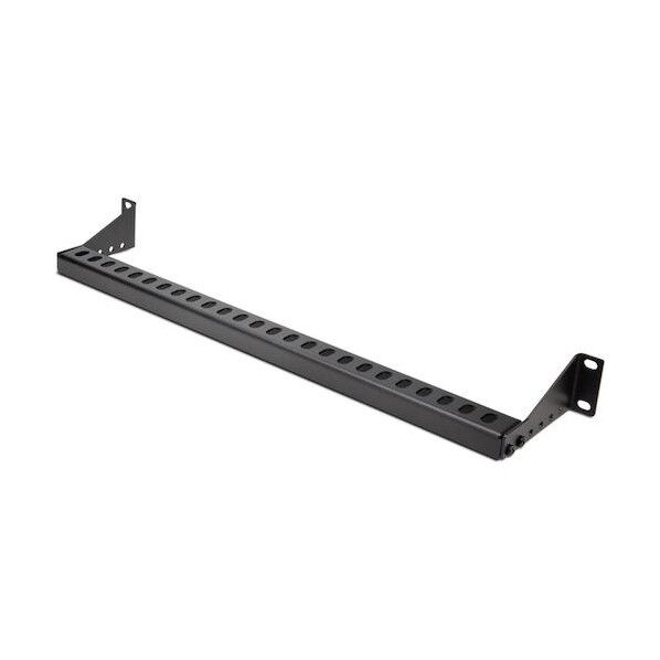 サーバーラック用ケーブルサポートバー/19インチラック用/1U/取付奥行40~96mm/ネットワークスイッチ配線 線止め