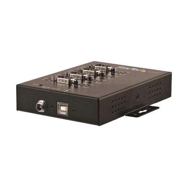USB - RS232C変換ハブ/USB 2.0/4ポート DB9/メタル筐体/ESDサージ保護/シリアルアダプター