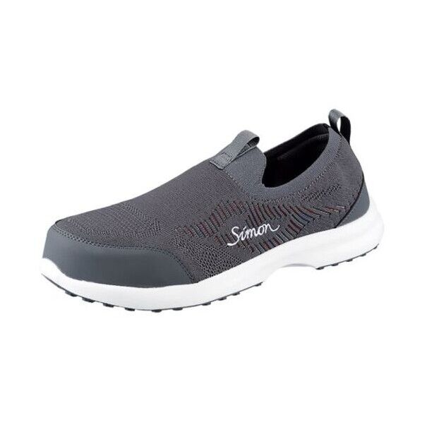 シモン 軽量耐滑プロスニーカー KN717 28.0cm グレー KN717GY-28.0 1点...