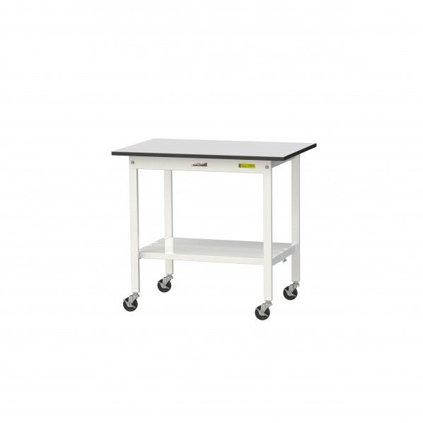 ワークテーブル 移動式 全面棚板付