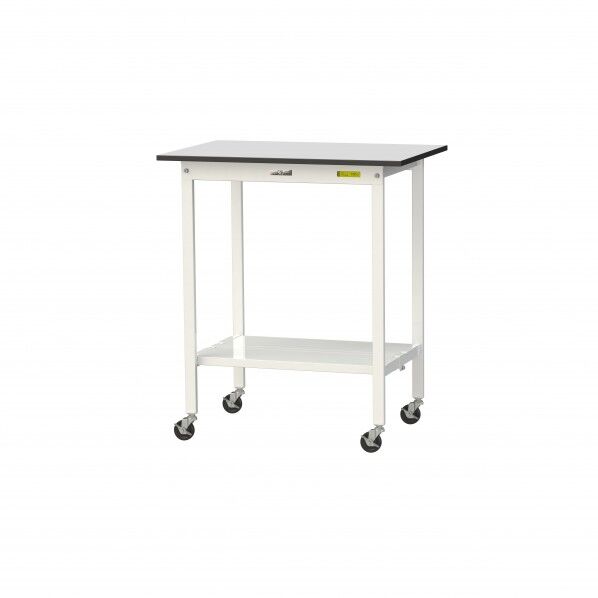 ワークテーブル 移動式 全面棚板付