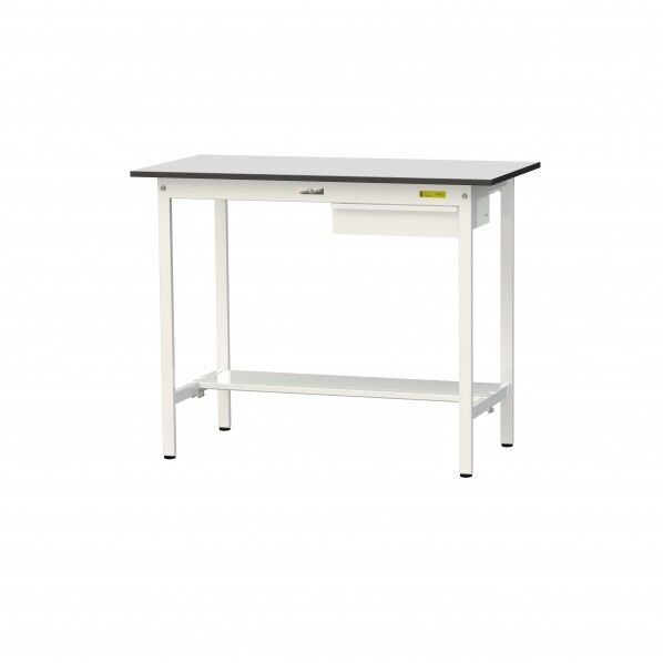 ワークテーブル 固定式 キャビネット付