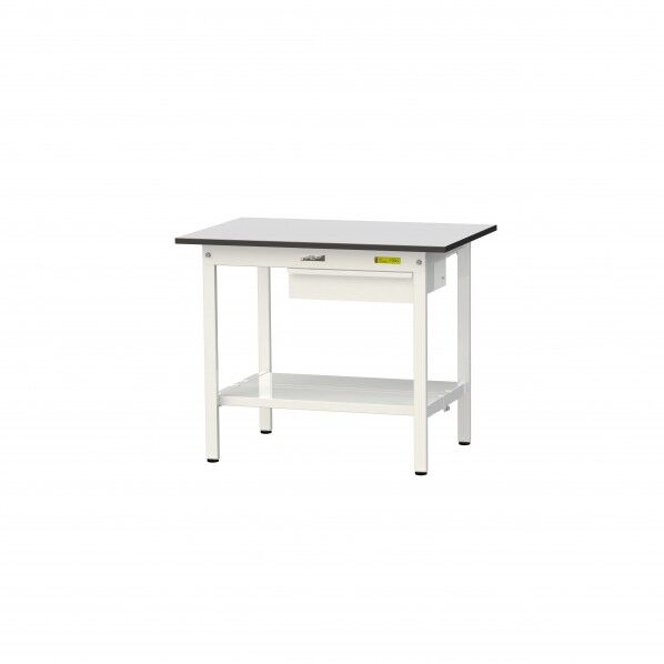ワークテーブル 固定式 キャビネット付