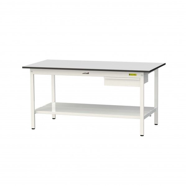 ワークテーブル 固定式 キャビネット付