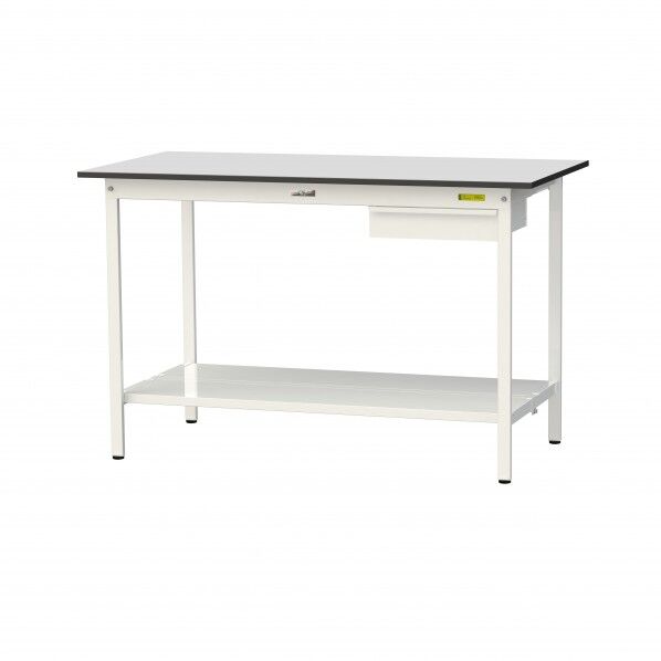 ワークテーブル 固定式 キャビネット付