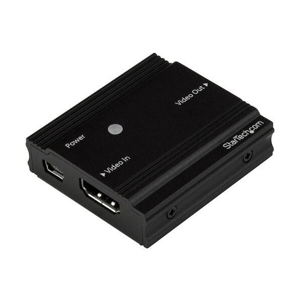 HDMIエクステンダー/4K60Hz 10m、1080p 35m/7.1ch/信号ブースター/HDMIリピーター 延長器 HDBOOST4K 1個