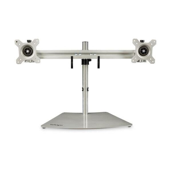 モニタースタンド/左右2画面/最大24インチ/耐荷重8kg(各液晶)/スチール/PC パソコン ディスプレイアーム ARMDUOSS   1台