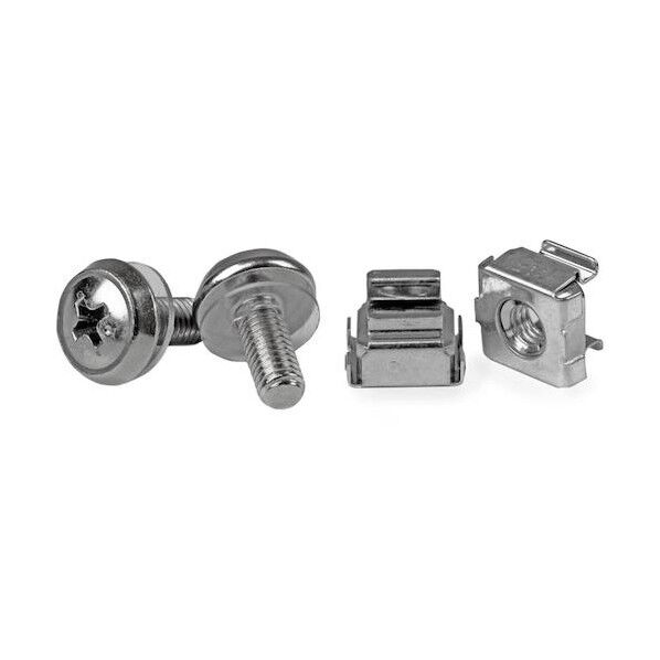 サーバーラック金具/ケージナット・ネジ/M5/50セット//ITAVネットワーク機器ラック用 シルバー 長さ12mm×幅5mm×高さ16mm CABSCREWM5 1個
