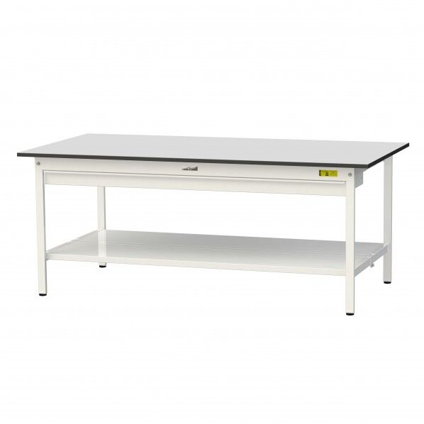 ワークテーブル 固定式 ワイド引出し付