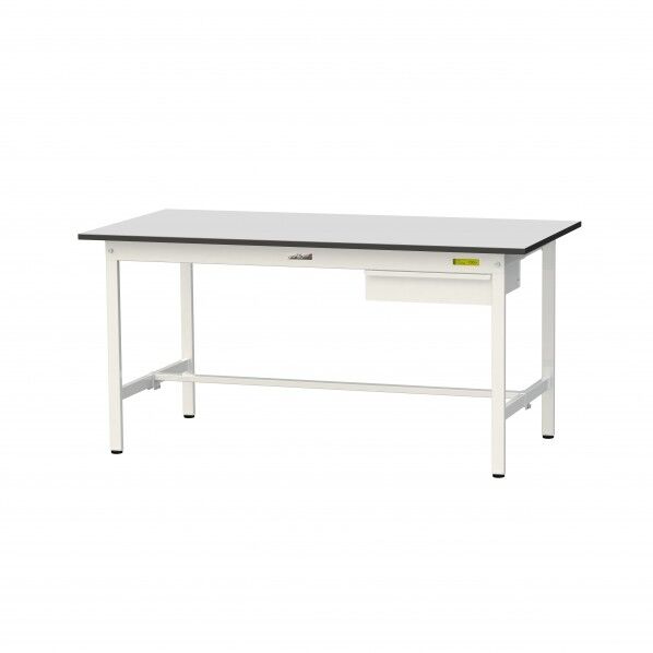 ワークテーブル 固定式 キャビネット付