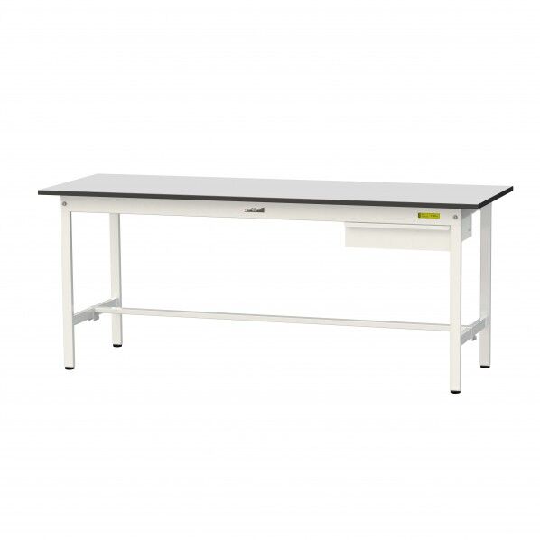 ワークテーブル 固定式 キャビネット付