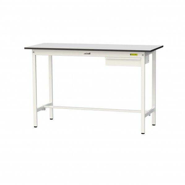 ワークテーブル 固定式 キャビネット付