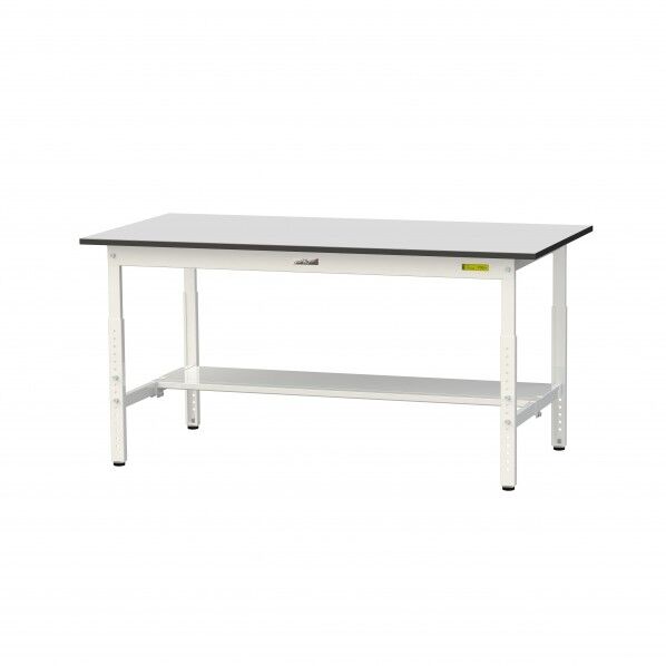 ワークテーブル 高さ調整タイプ 半面棚板