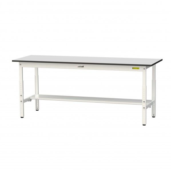 ワークテーブル 高さ調整タイプ 半面棚板