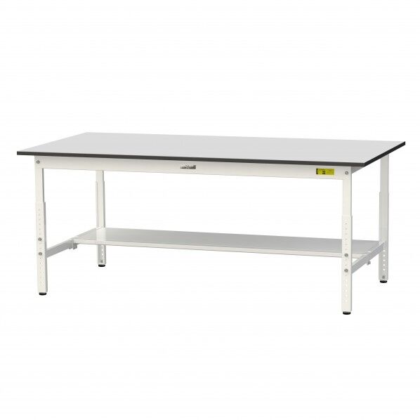 ワークテーブル 高さ調整タイプ 半面棚板