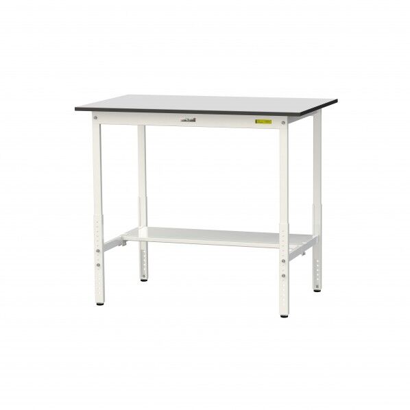 ワークテーブル 高さ調整タイプ 半面棚板