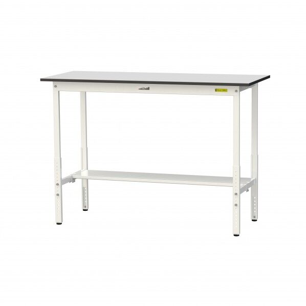 ワークテーブル 高さ調整タイプ 半面棚板