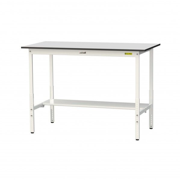 ワークテーブル 高さ調整タイプ 半面棚板