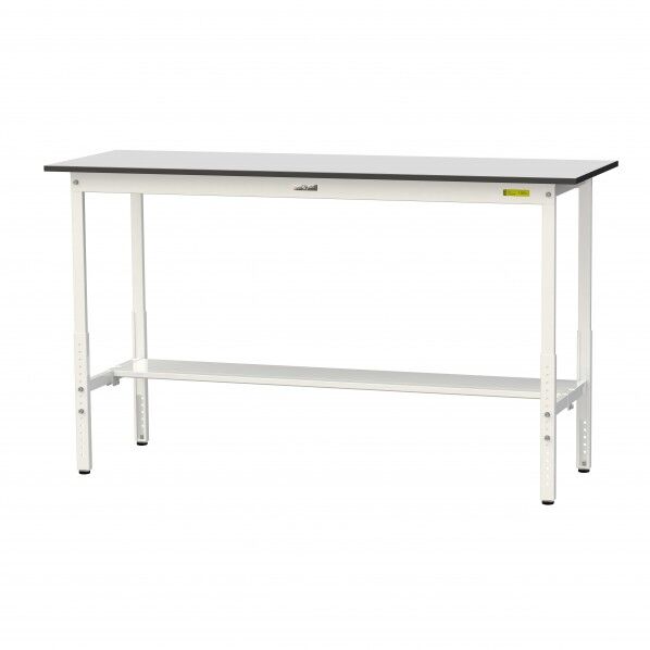 ワークテーブル 高さ調整タイプ 半面棚板