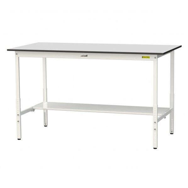 ワークテーブル 高さ調整タイプ 半面棚板