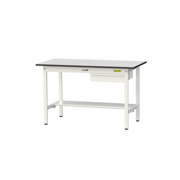 ワークテーブル 固定式 キャビネット付