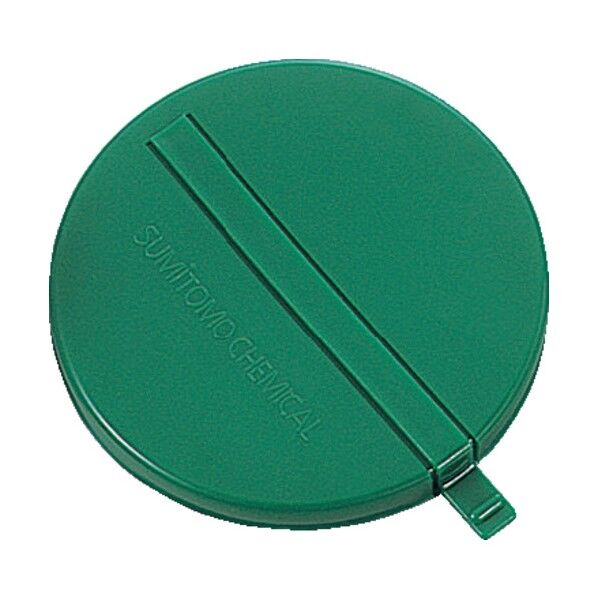 ※法人専用品※サンコー プラスチックドラムPDC200Lー5用 804590 200Lー5シールキャップ緑 SK-804590-GR 1点