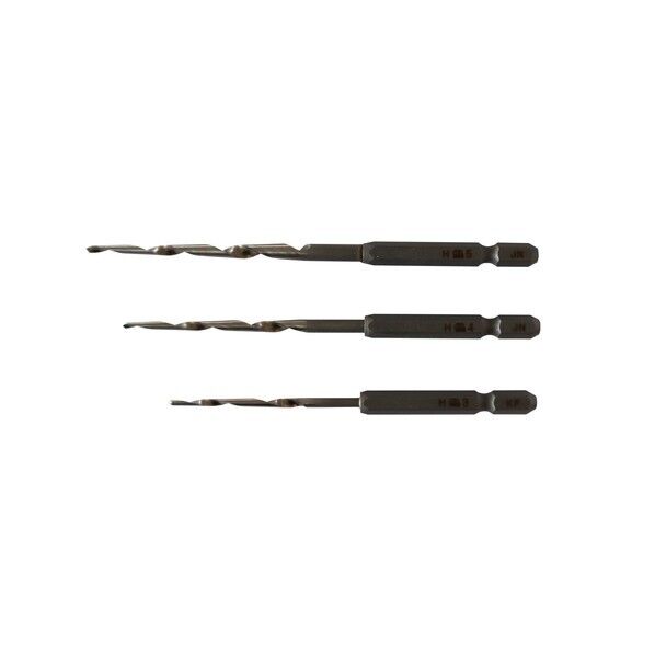 ハイス下穴錐-M A セット(3mm・4mm・5mm各1本) 75HSM-SA 1本