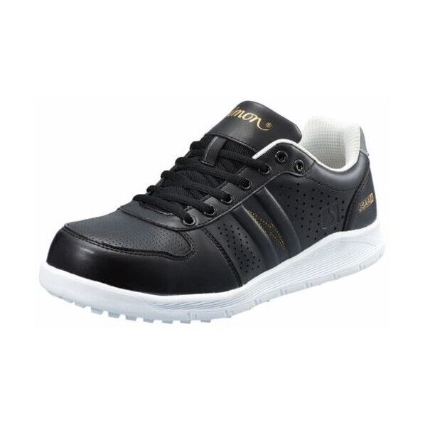 耐滑静電プロスニーカー NS611黒静電 27．5cm